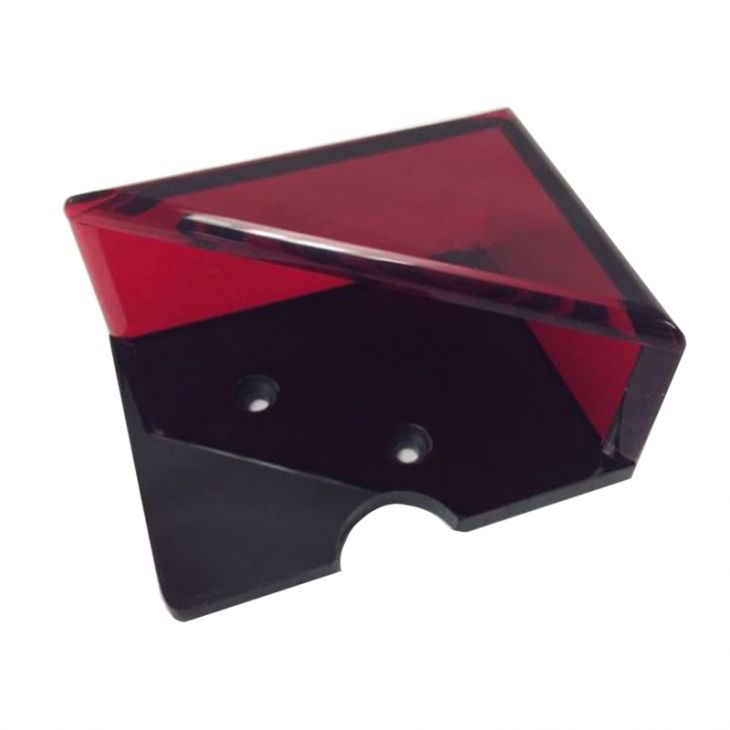 Discard Holder: Red Lucite, 1-Deck main image